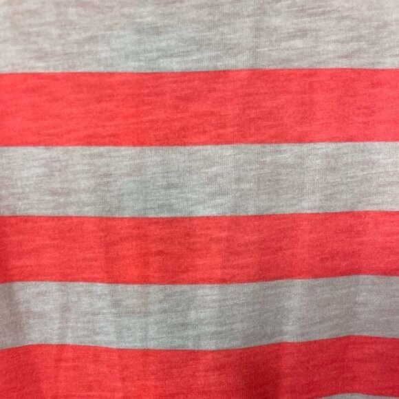 Ambiance Apparel Pink & Gray Striped Maxi Dress Sleeveless Racerback Large - Picture 6 of 6